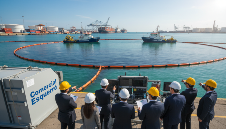 Protocolos OMI y directrices nacionales para la contención de derrames de hidrocarburos en terminales marítimos. 4 Logística y Seguridad Portuaria